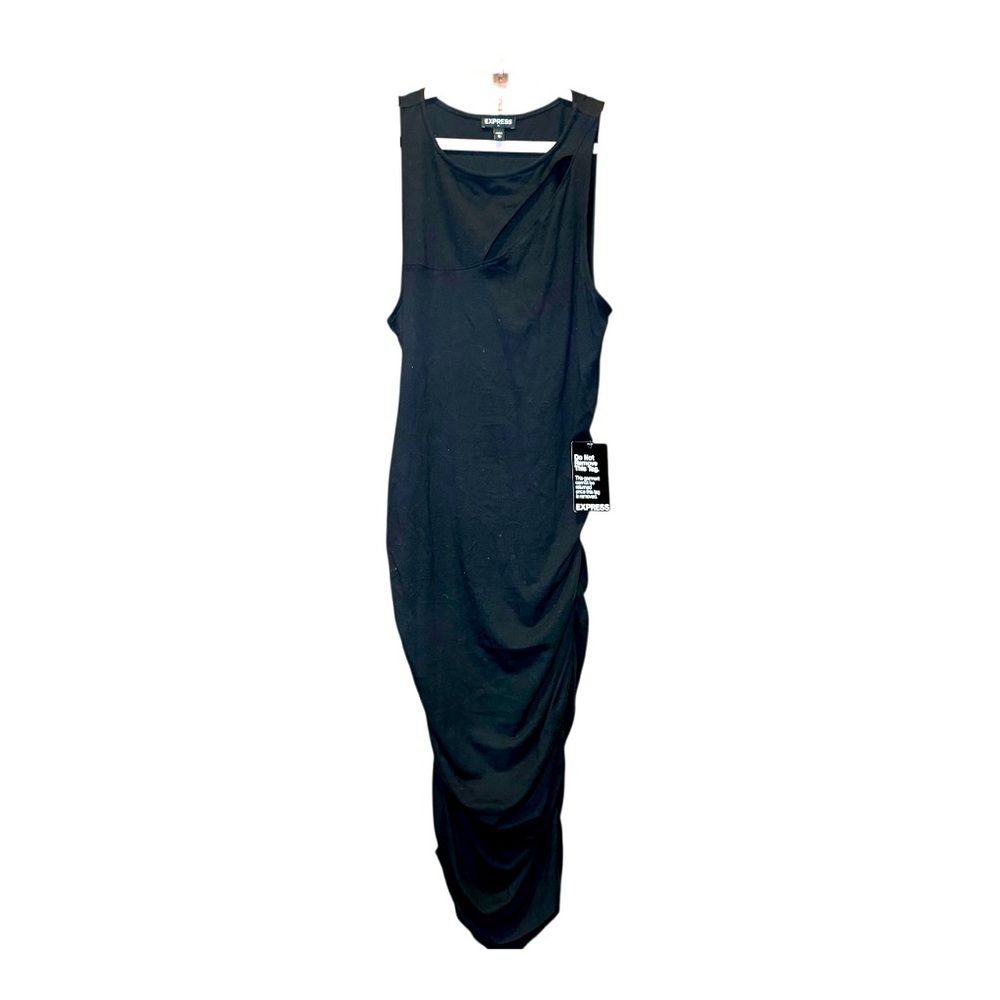 EXPRESS Black Sleeveless Dress with Chest Cutout M NWT